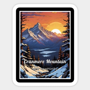 Cranmore Mountain ski New Hampshire Sticker